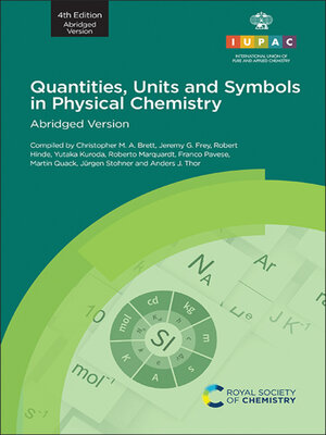 cover image of Quantities, Units and Symbols in Physical Chemistry